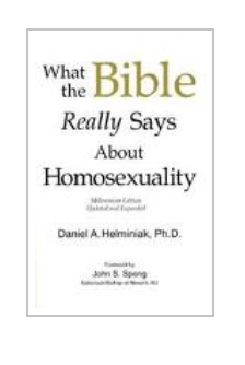 What the Bible Really Says About Homosexuality